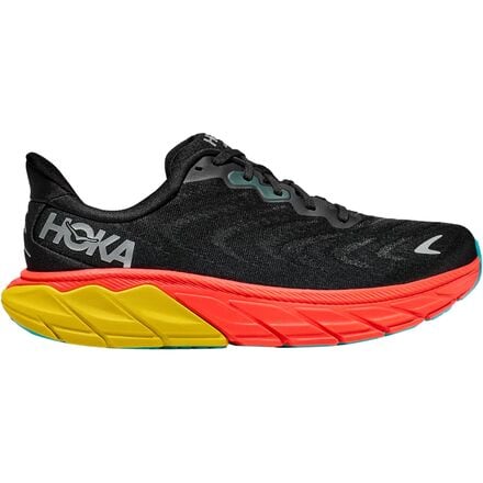 HOKA - Arahi 6 Running Shoe - Men's - Black/Flame
