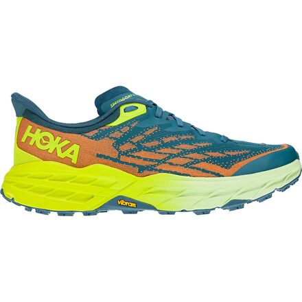 HOKA - Speedgoat 5 Trail Running Shoe - Men's - Blue Coral/Evening Primrose