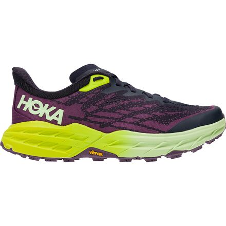 HOKA - Speedgoat 5 Trail Running Shoe - Women's - Blue Graphite/Evening Primrose