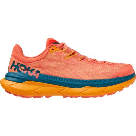 HOKA - Tecton X Trail Running Shoe - Women's - Camellia/Blue Coral