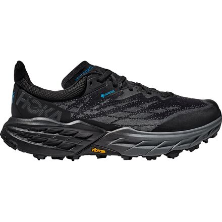 HOKA - Speedgoat 5 GTX Spike Trail Running Shoe - Men's - Black/Black