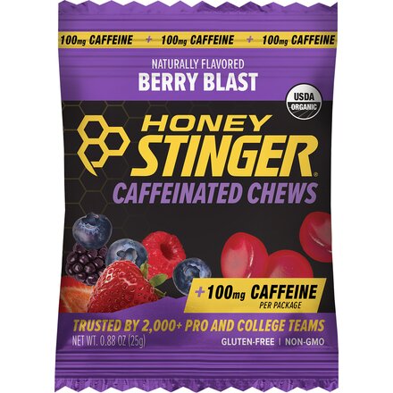 Honey Stinger - Caffeinated Energy Chews - 12-Pack