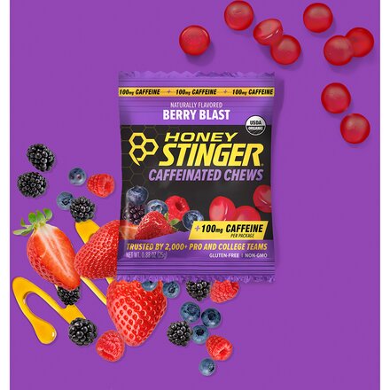 Honey Stinger - Caffeinated Energy Chews - 12-Pack