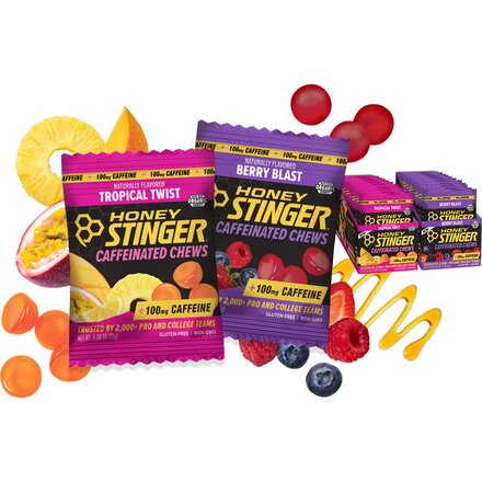 Honey Stinger - Caffeinated Energy Chews - 12-Pack