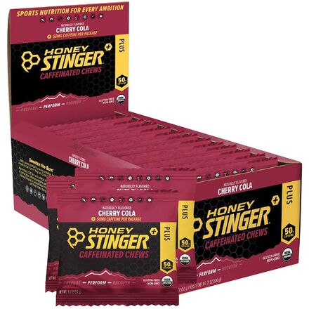 Honey Stinger - Caffeinated Energy Chews - 12-Pack