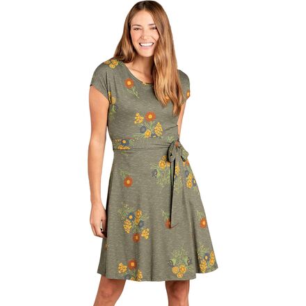 cue wrap short sleeve dress Toad&Co Cue Wrap Short-Sleeve Shirt Dress - Women's
