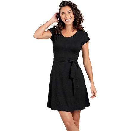 Toad&Co - Cue Wrap Short-Sleeve Shirt Dress - Women's - Black