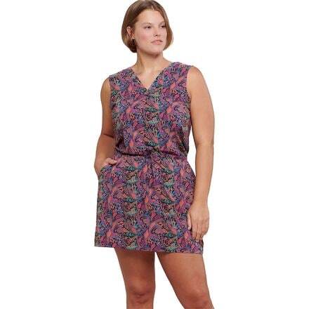 Toad&Co - Sunkissed Liv Dress - Women's - Hibiscus Butterfly Print