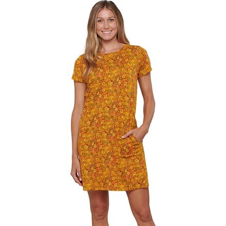 Toad&Co - Windmere II Short-Sleeve Dress - Women's - Gooseberry Daisy Print