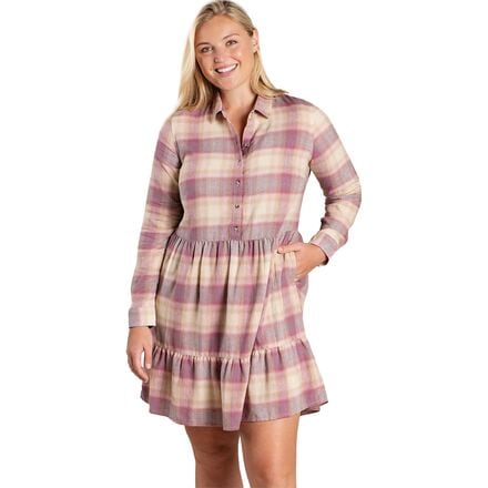 Toad&Co - Re-Form Tiered Dress - Women's - Dawn