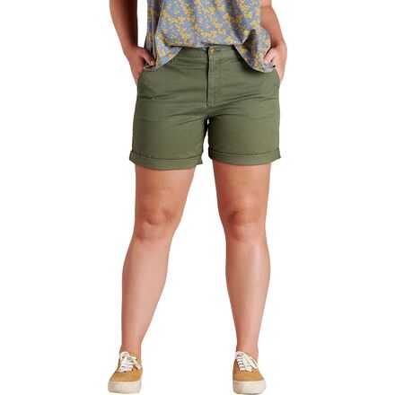Toad&Co - Cottonwood Boyfriend Short - Women's - Beetle Vintage Wash
