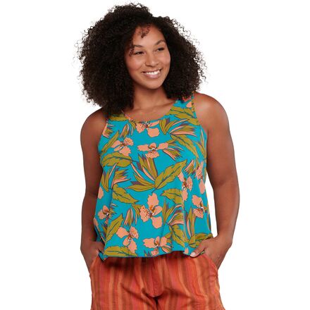 Toad&Co - Sunkissed Tank Top - Women's - Curacao Aloha Print