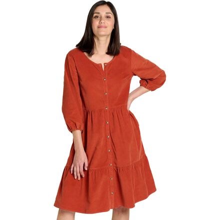 Toad&Co - Scouter Cord Tiered Long-Sleeve Dress - Women's