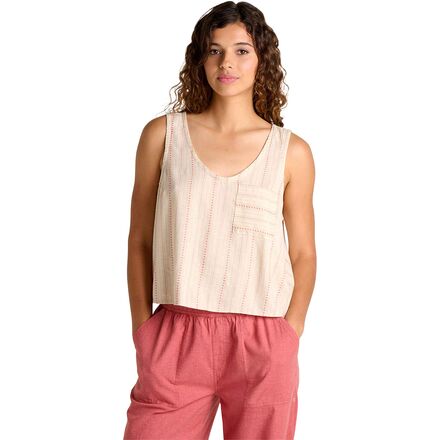 Taj Hemp Button Back Tank Top II - Women's