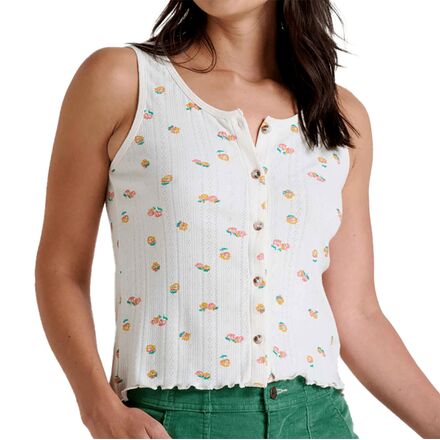 Toad&Co - Foothill Pointelle Button Tank - Women's
