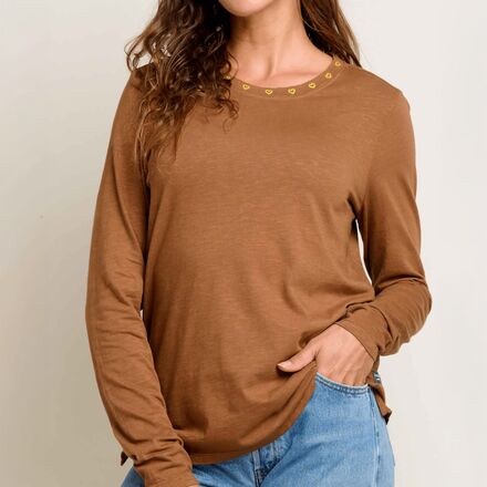 Toad&Co - Primo Long-Sleeve Embroidered Crew - Women's