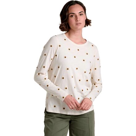 Primo Long-Sleeve Embroidered Crew - Women's
