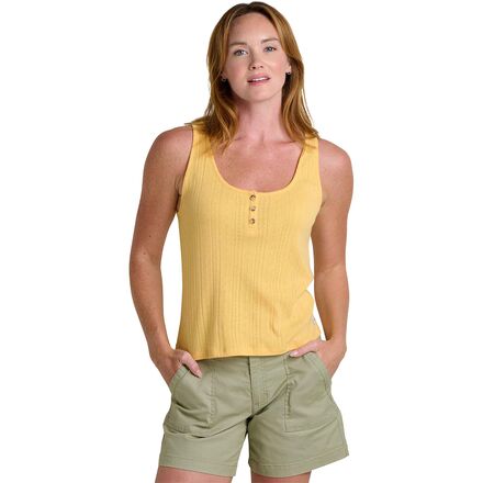 Foothill Pointelle Henley Tank Top - Women's