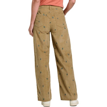 Toad&Co - Coaster Cord Wide Leg Embroidered Pant - Women's