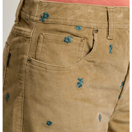 Toad&Co - Coaster Cord Wide Leg Embroidered Pant - Women's