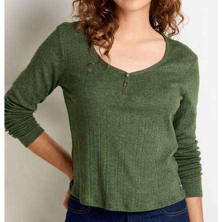 Toad&Co - Foothill Pointelle Henley Long-Sleeve Shirt - Women's