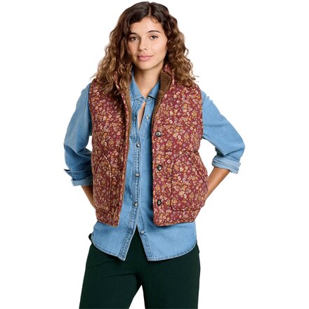 Manzana Quilted Sherpa Vest - Women's