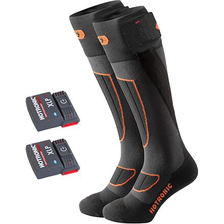 Hotronic - XLP 1P BT Surround Comfort Heat Sock Set - Black/Orange