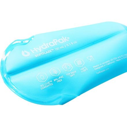 Hydrapak - SoftFlask 150ml Water Bottle - Malibu Blue