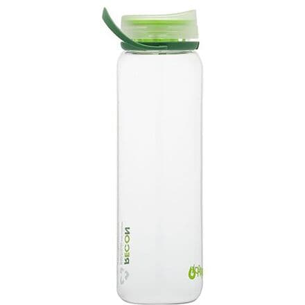 Hydrapak - Recon 1L Water Bottle - Clear/Evergreen & Lime