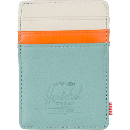 Herschel Supply - Raven Leather Card Holder Wallet - Men's