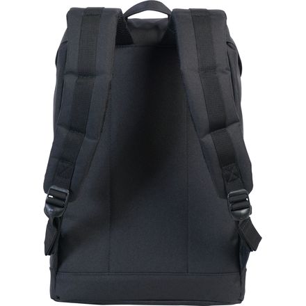 Herschel Supply - Retreat Mid-Volume 14L Backpack - Black/Tan Synthetic Leather