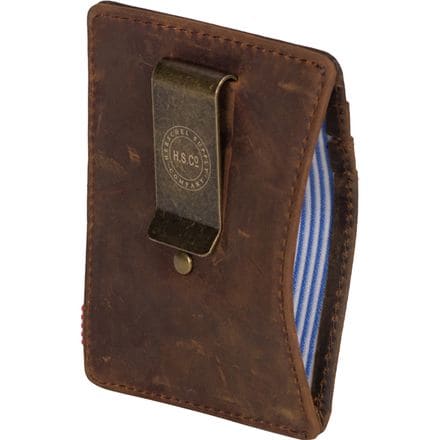 Herschel Supply - Raven Leather RFID Card Holder Wallet - Men's