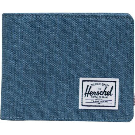 Herschel Supply - Roy Coin RFID Wallet - Men's - Copen Blue Crosshatch