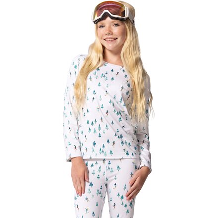 Micro-Elite Chamois Print Crew Top - Kids'