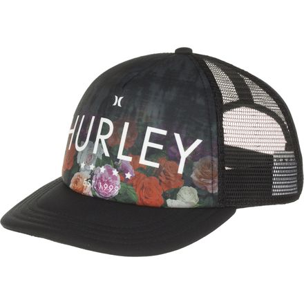 Hurley - Printed Trucker Hat - Women's