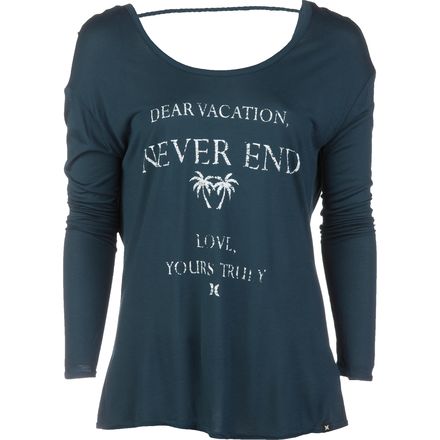 Hurley - Dear Vacation Cut Out T-Shirt - Long-Sleeve - Women's