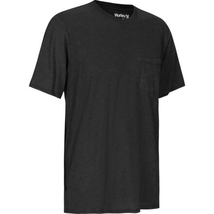 Hurley - Micro Stripe Pocket Short-Sleeve T-Shirt - Men's - Black/Dark Smoke Grey