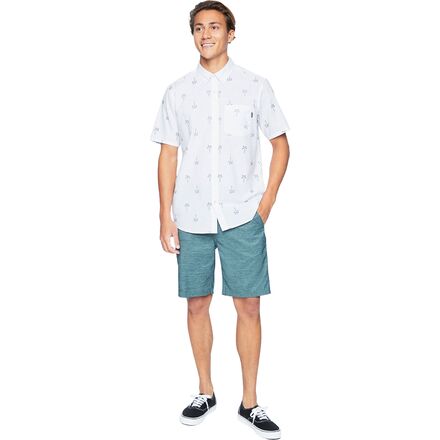 Hurley - One & Only Paisley Palm Shirt - Men's - Sail