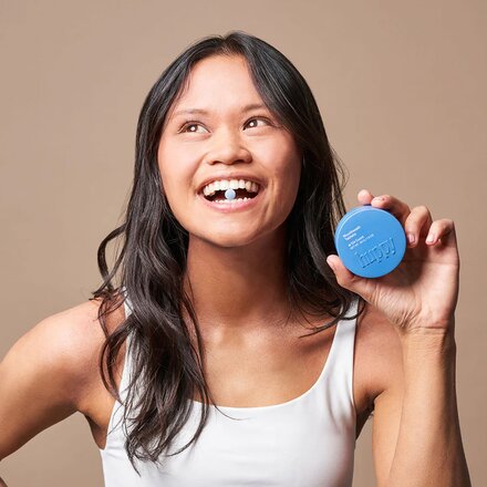 Huppy - Cool Mint Mouthwash Tablets in Tin