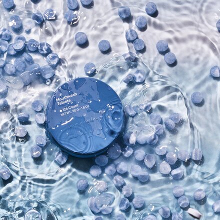 Huppy - Cool Mint Mouthwash Tablets in Tin