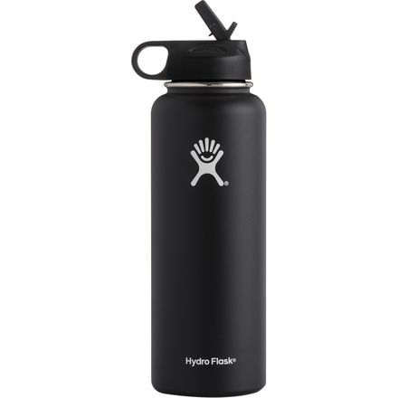 Hydro Flask 40oz Wide Mouth Water Bottle with Straw Lid - Hike & Camp