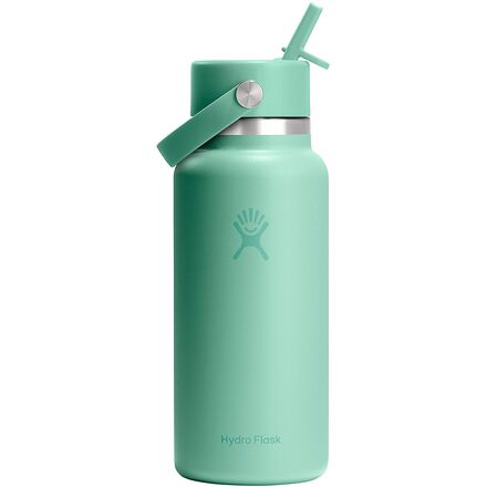 32oz Wide Mouth Flex Straw Water Bottle