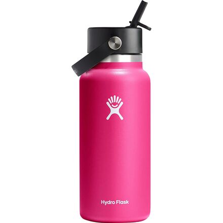 32oz Wide Mouth Flex Straw Water Bottle