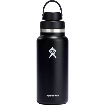 Hydro Flask - 32oz Wide Mouth Water Bottle + Chug Cap - Black
