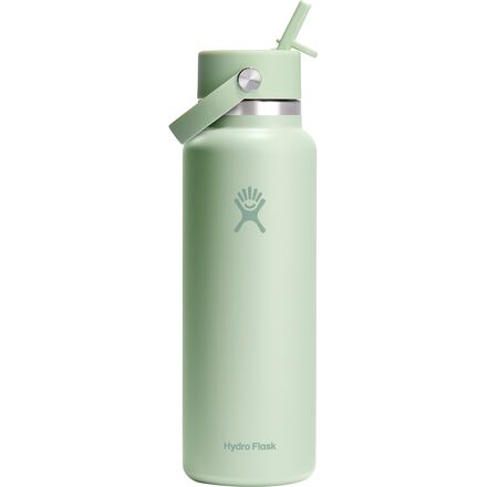 40oz Wide Mouth Water Bottle + Flex Straw Cap