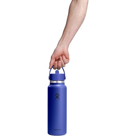Hydro Flask - 40oz Wide Mouth Water Bottle + Flex Straw Cap
