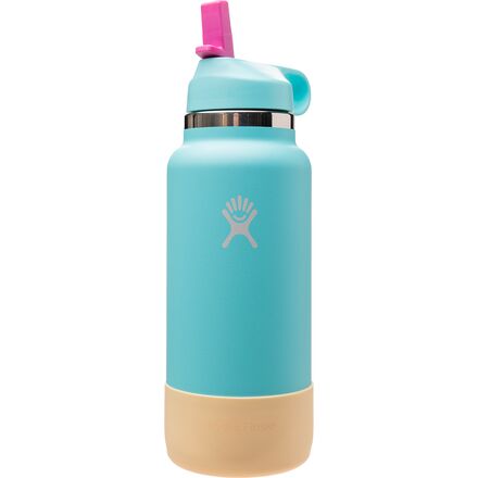 32oz Wide Mouth Straw Lid and Boot Waterbottle