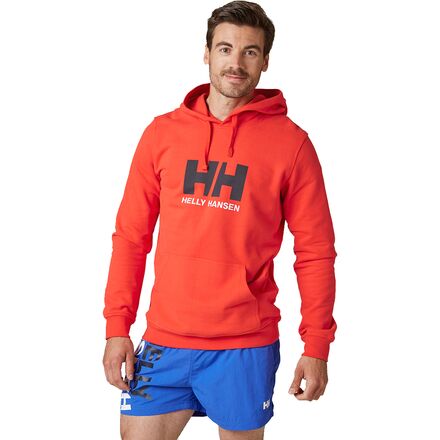 Helly Hansen - Logo Pullover Hoodie - Men's - Alert Red