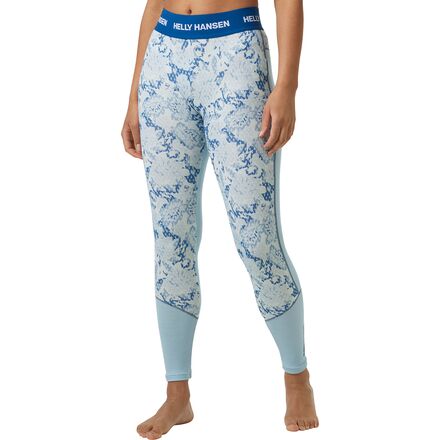 Helly Hansen - Lifa Merino Midweight Graphic Pant - Women's - Baby Trooper Floral Cross