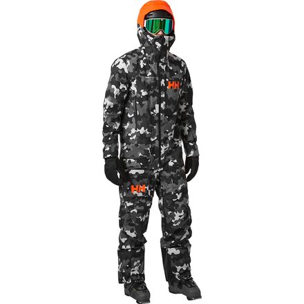 Helly Hansen - Chugach Infin Printed Suit - Men's - Ebony Camo